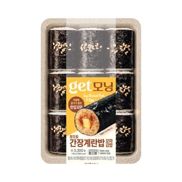 CU 신상 '간장 계란 꼬마 김밥' 출시 — 3,300원
