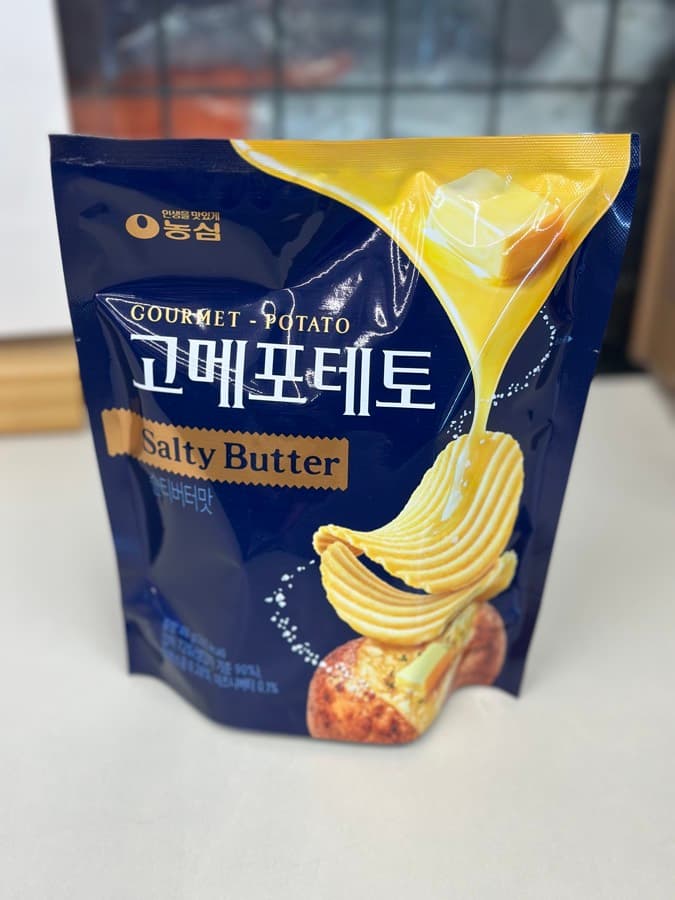 편의점 신상 '고메포테토 솔티버터맛' 출시 — 2,000원