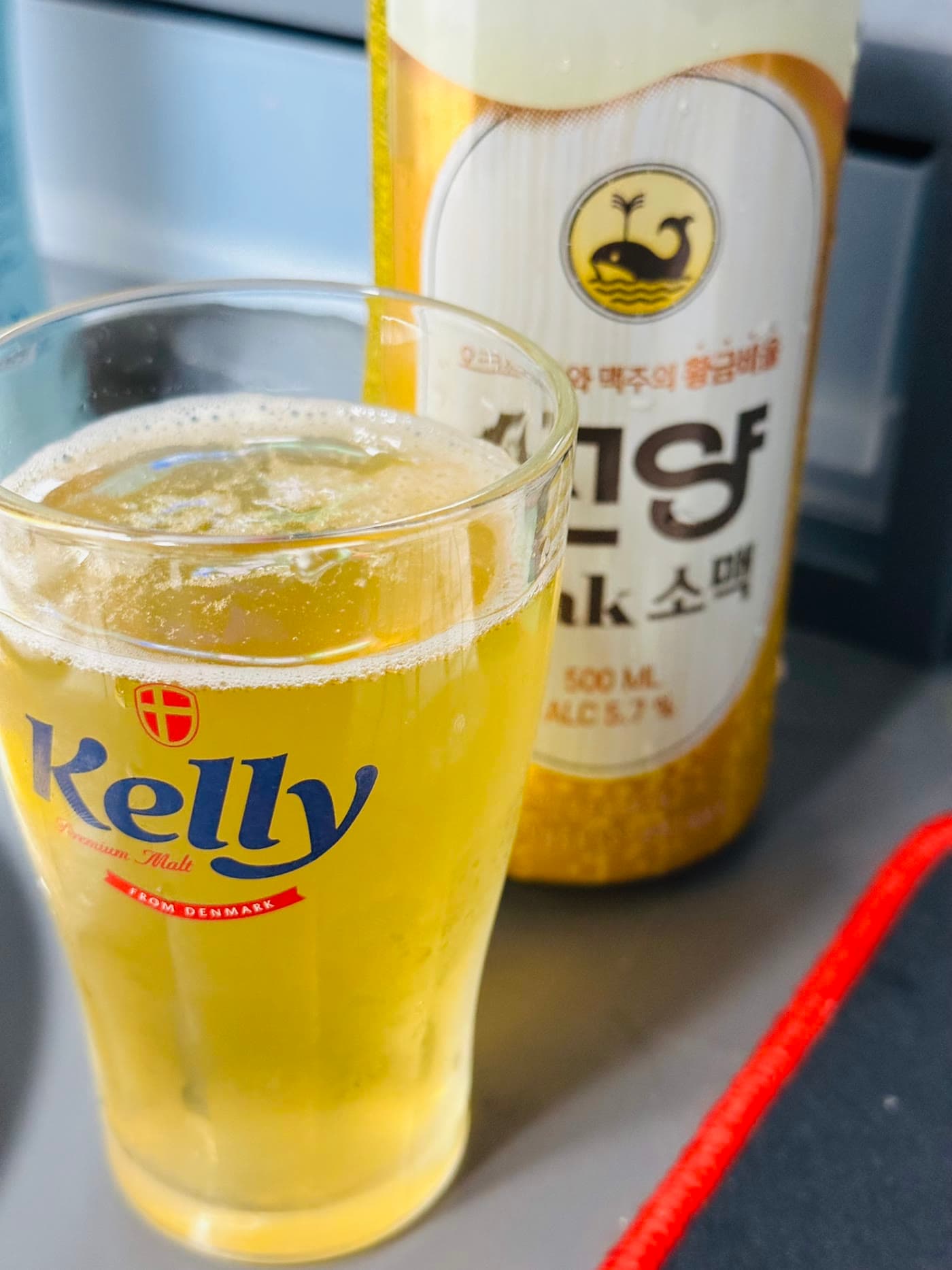 편의점 '선양 Oak 소맥' — 4,500원, 소주랑 맥주를 미리 섞어놨습니다