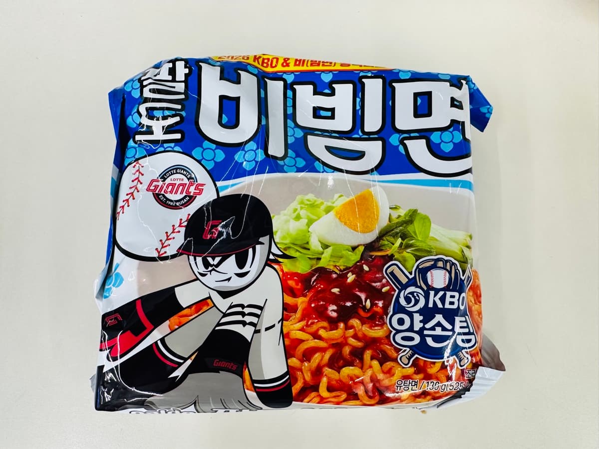 야구 팬이라면 픽! 팔도 비빔면 'KBO 에디션' — 선수 카드에 팀 캐릭터 봉지까지