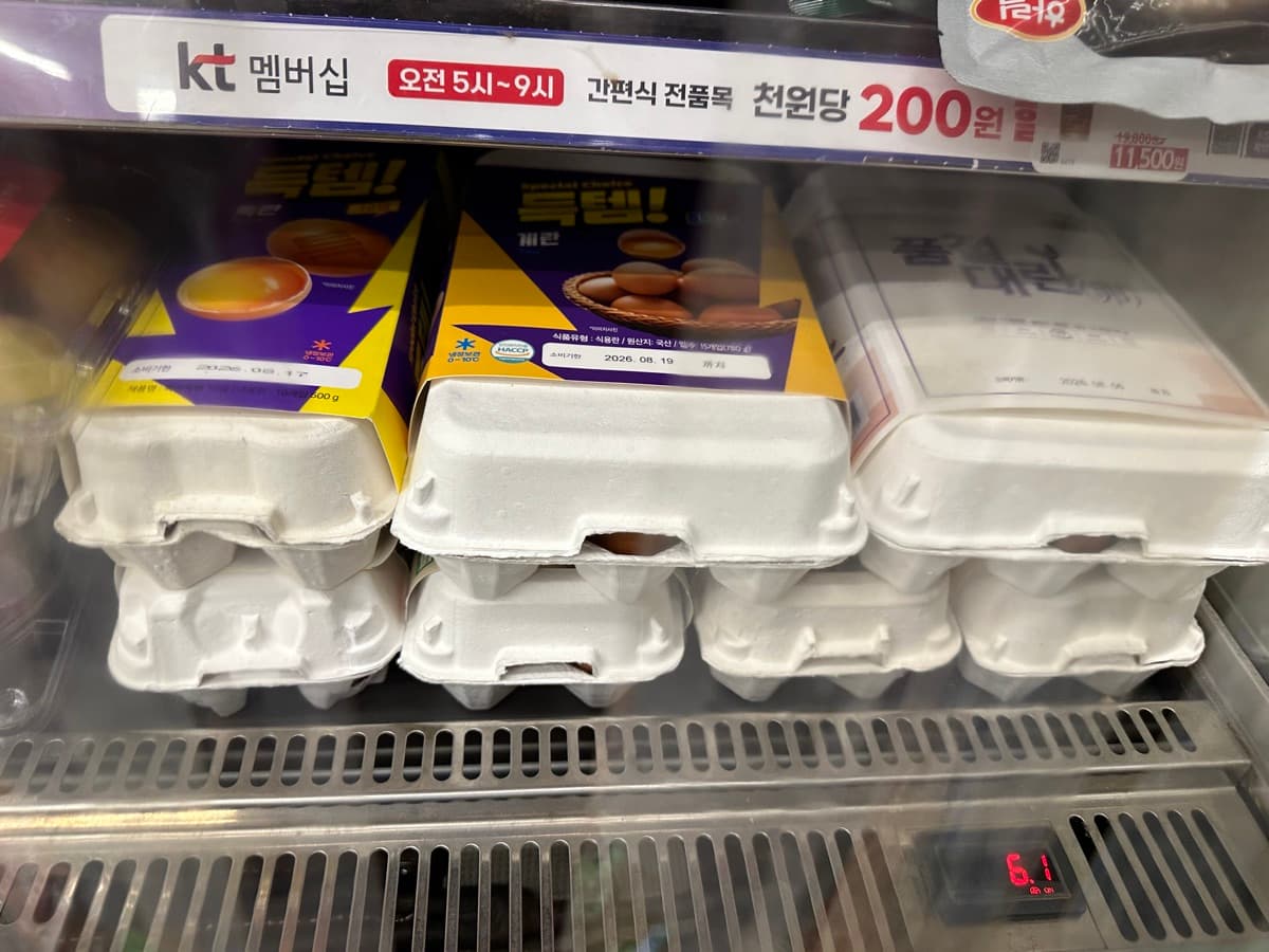 편의점 달걀, 생각보다 잘 팔려요 — 마트 대비 가격 경쟁력도 있음