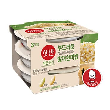 CU 신상 'CJ 햇반 현미밥 130g * 3입' 출시 — 6,700원