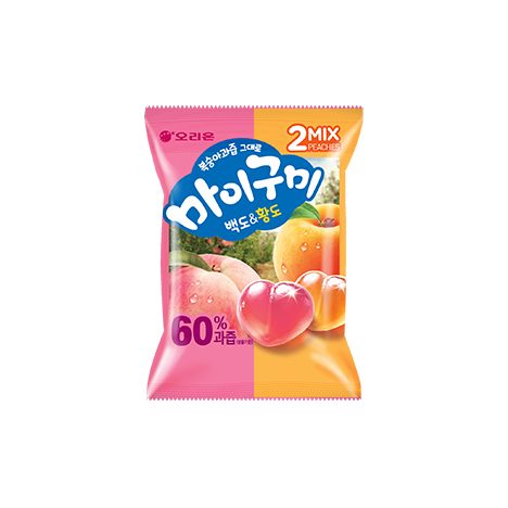복숭아 과즙 그대로 마이구미 백도&황도