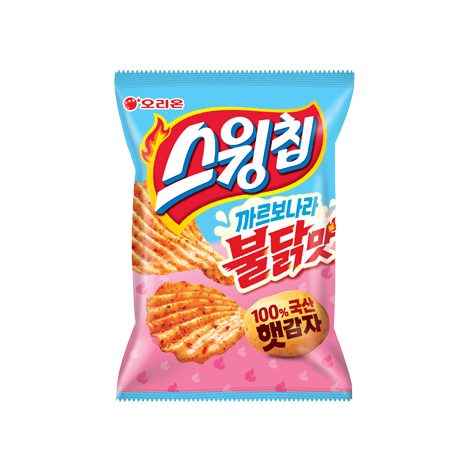 스윙칩 까르보나라불닭맛
